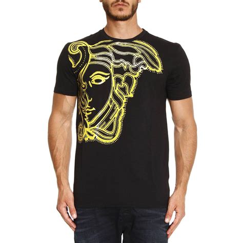 t-shirt mens versace|versace fitted shirts for men.